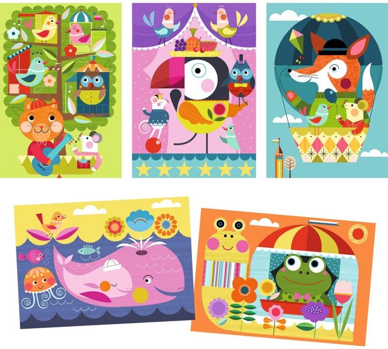 Cartes à gratter : C'est rigolo à découvrir - Djeco