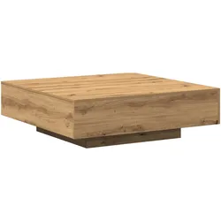 vidaXL Couchtisch Artisan Eiche 100x100x31 cm aus Holzwerkstoff