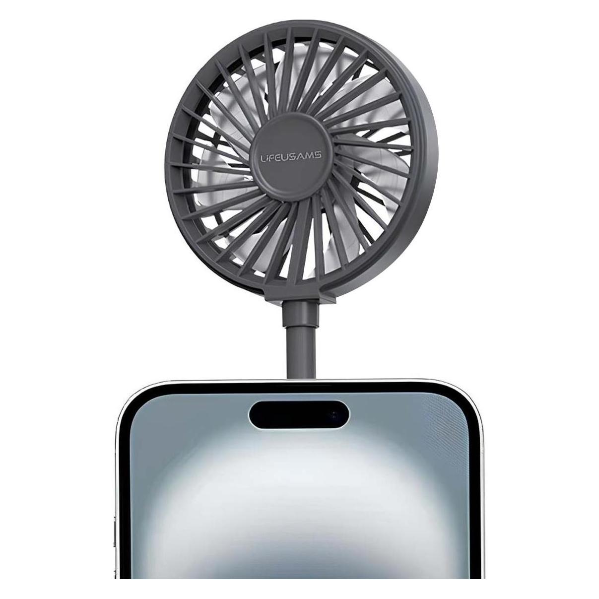 Usams Hand fan LiFE LU02 black (LU02FS01)