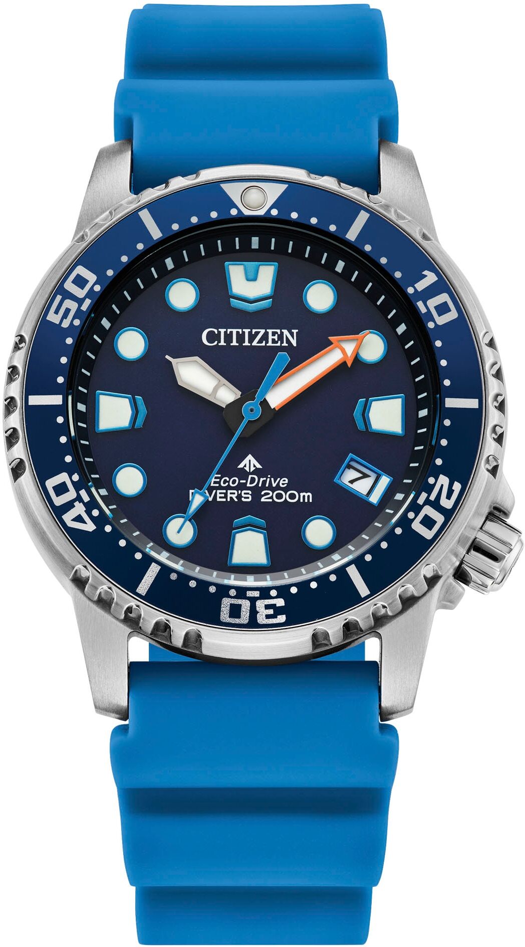 Taucheruhr CITIZEN "Promaster Eco-Drive Diver", blau, Armbanduhren, Damen, Taucheruhr, Armbanduhr, Damenuhr, Solar, bis 20 bar wasserdicht