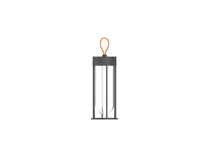 Flos Architectural FLOS In Vitro Unplugged LED-Leuchte grau 3000K Unplugged, dimmbar, schwarz, Aluminium, Design