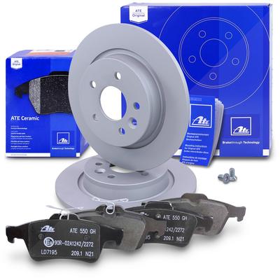 Ate Bremsscheiben+Ceramic Beläge Hinten Voll [Hersteller-Nr. 10696801] für Volvo, Ford