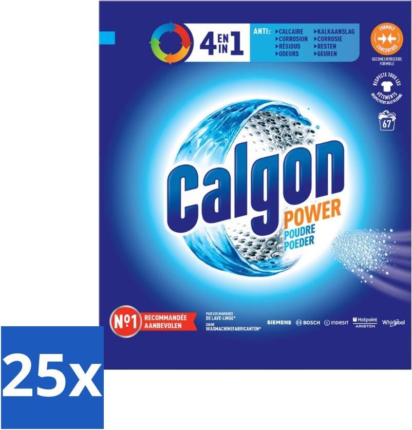 Calgon - Waschmaschinenreiniger - Gegen Kalkablagerungen, Korrosion, Waschmittelrückstände und Gerüche - 67 Wäschen - Vorteilspack - 25 Stücke