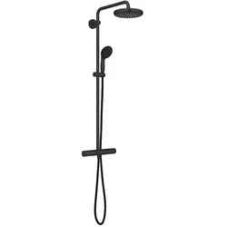 Grohe Vitalio Start 210 Duschsystem 268042430 schwarz matt, mit Thermostatarmatur