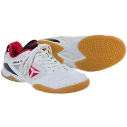 Tibhar, Unisex, Hallenschuhe, Mesh Flexlight II (44), Rot, Weiss, Schwarz