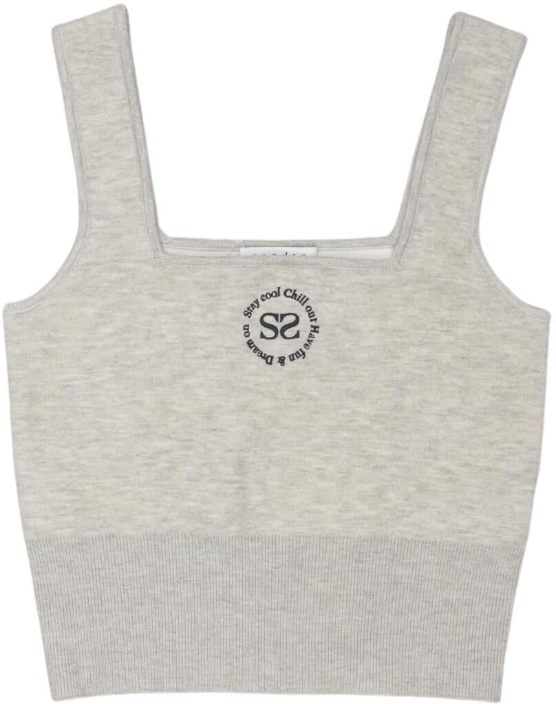 Sandro Damen Top, Grau, Gr. EU 34 (Sandro 0), kein / Etikett - Second Hand