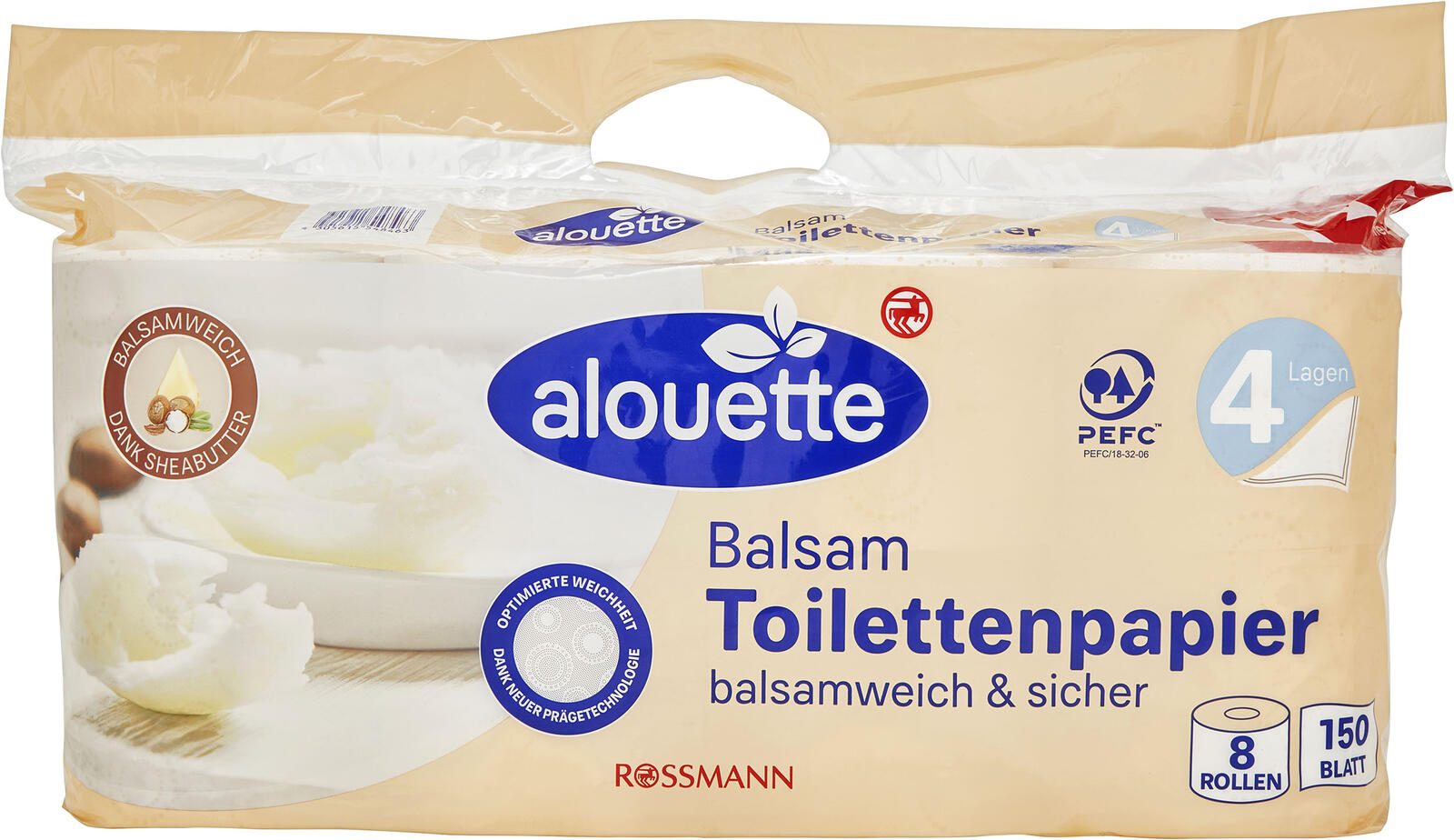 alouette Toilettenpapier 4-lagig 4305615548463
