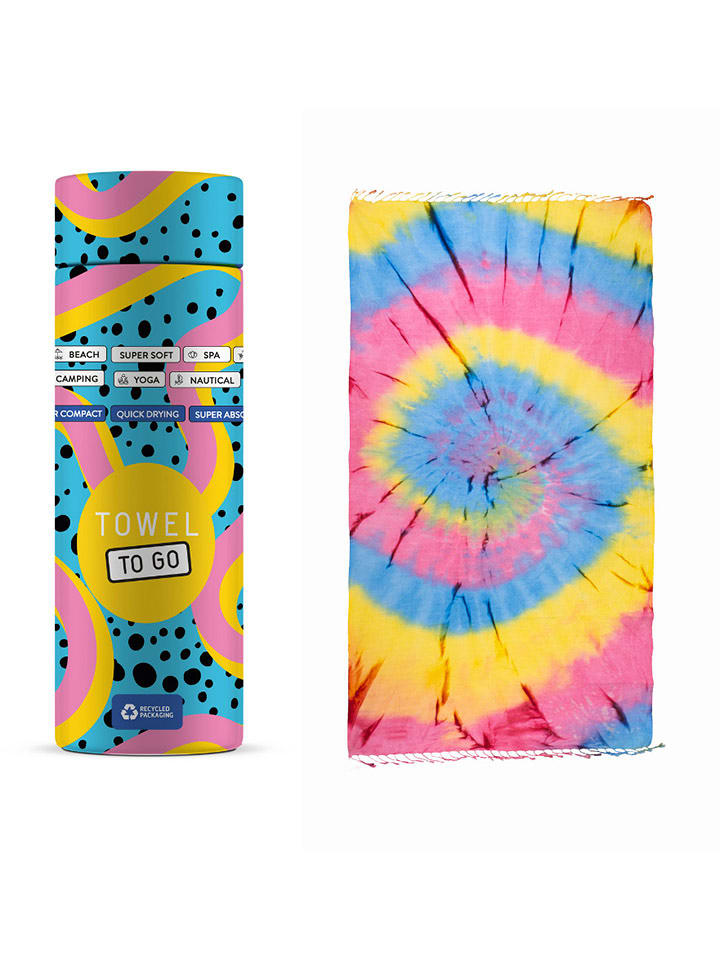 Towel to Go Strandtuch in Bunt - (L)180 x (B)100 cm - onesize