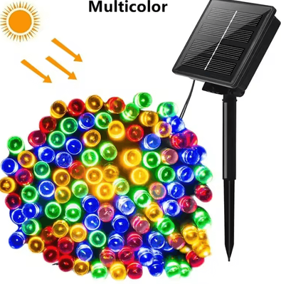 Inspire Curations Solar Fairy String Lights With 8 Lighting Mode color 6.5m 30led