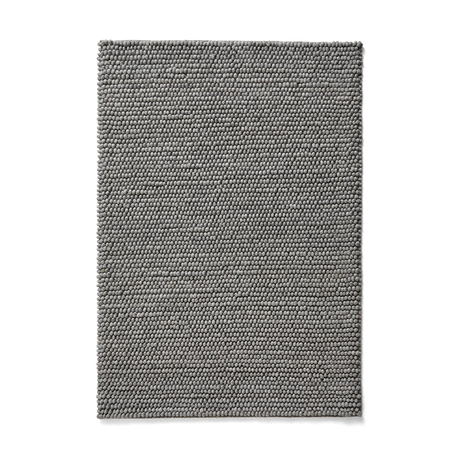 HAY Peas wollen vloerkleed Medium grey 140 x 200 cm