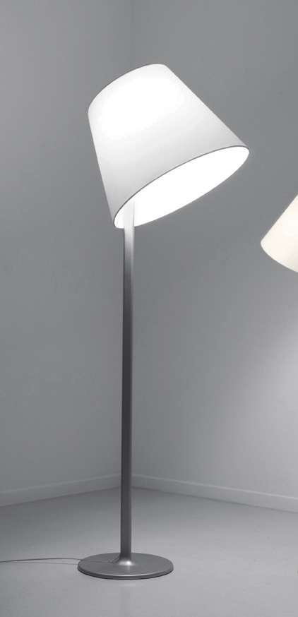 Artemide Melampo Mega Stehleuchte (aluminiumgrau) aluminiumgrau 0577010A