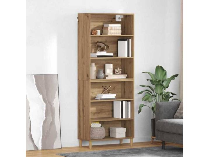 (ON SALE)Enfilade - Vitrine Buffet haut - Haut Armoire - Chêne artisanal 69 5x32 5x180 cm @FR7774928