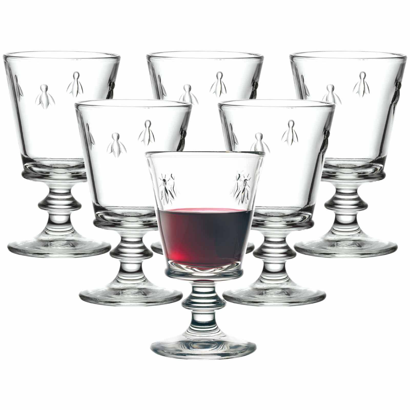 La Rochère Biene Abeille roodwijn glas set van 6, 350 ml