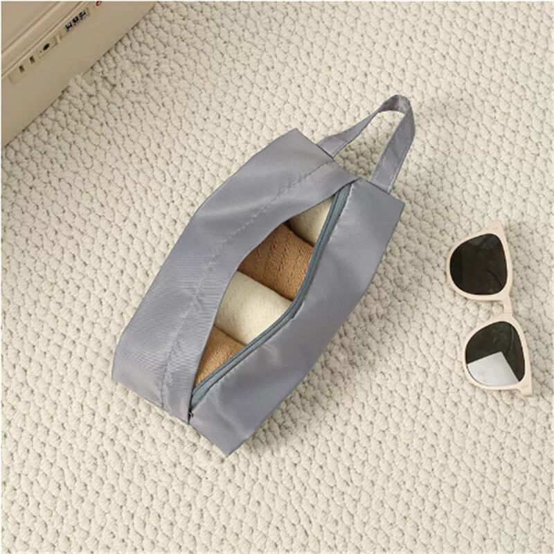 INF Sac de rangement pour sous-vêtements - Organisateur de voyage pour soutiens-gorge, sous-vêtements et chaussettes Gris