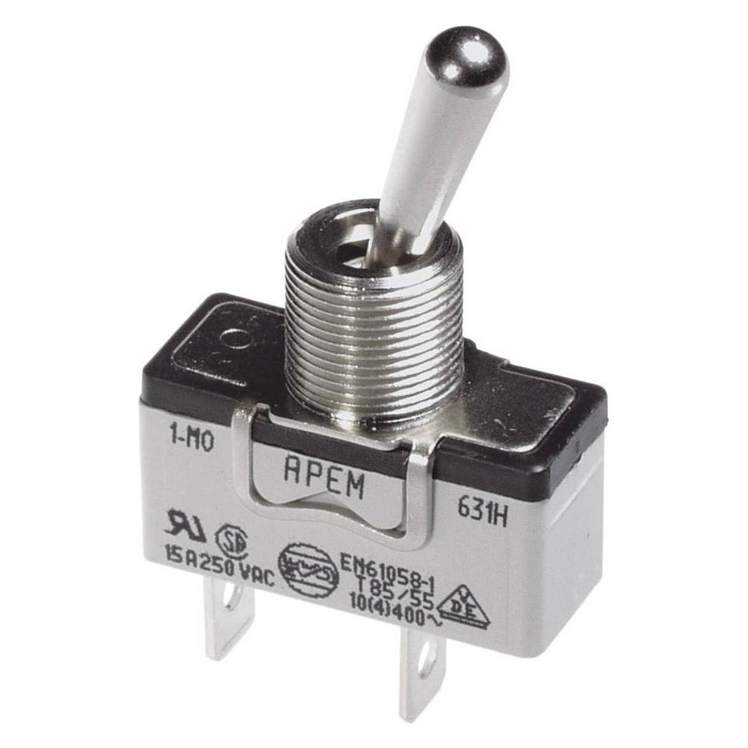 APEM Kippschalter 2-polig E-E 15A 250VAC (646NH/2)
