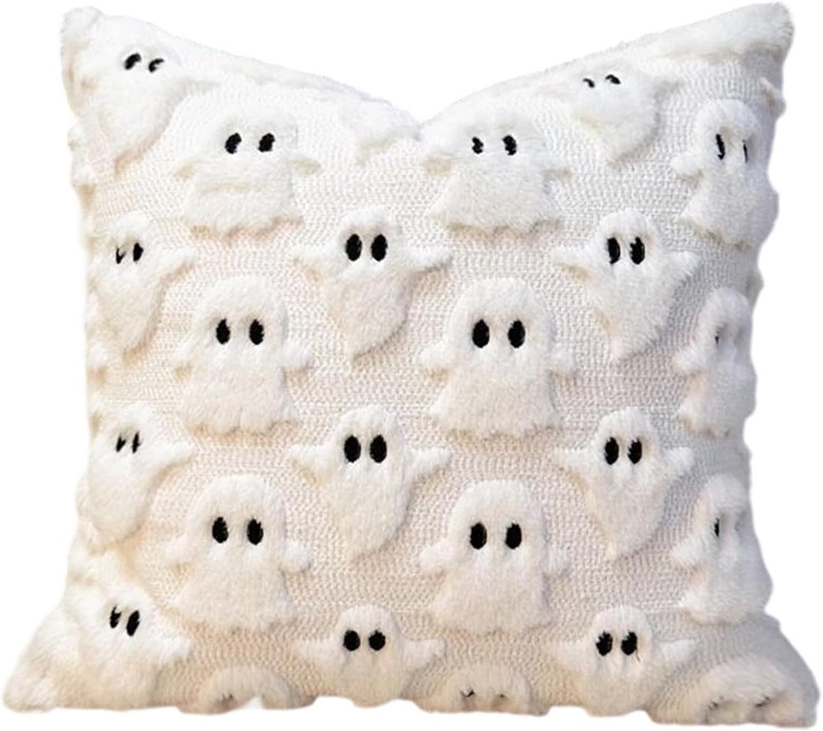 Halloween Sierkussenhoes Pompoen Geest 45x45 cm voor Bank en Woonkamer