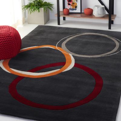 SAFAVIEH Handmade Soho Hilmije Circles N.Z. Wool Rug