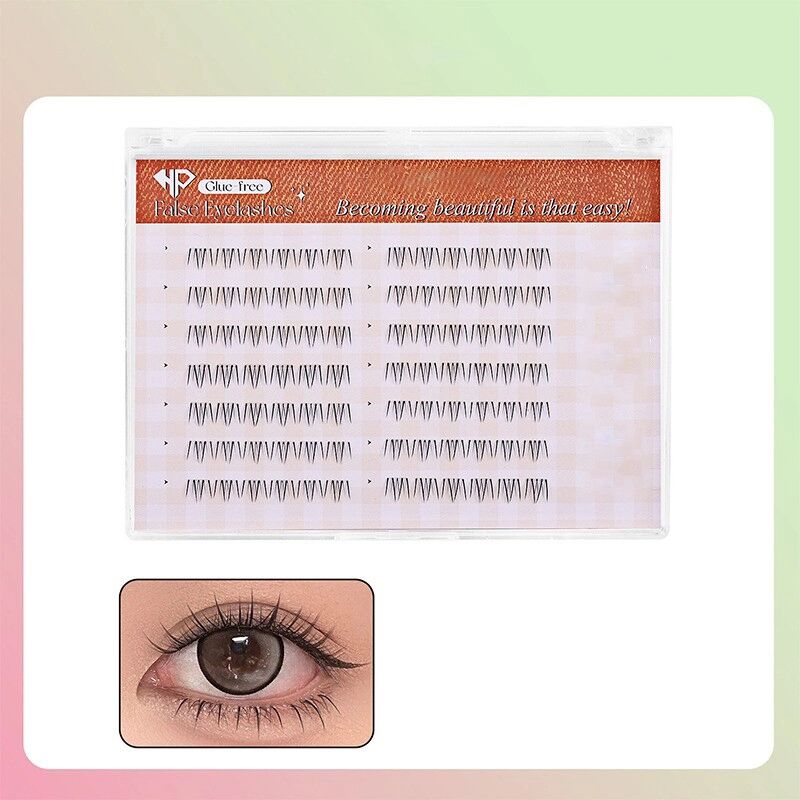 INF Keine Kleber Falsche Wimpern - 6D Flauschige Natürliche Volumen Untere Wimpern