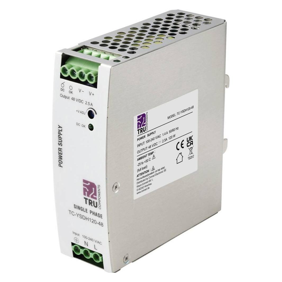 Tru Components TC-13864568 Hutschienen-Netzteil (DIN-Rail) 48 V/DC 2.5 A 120 W (TC-13864568)