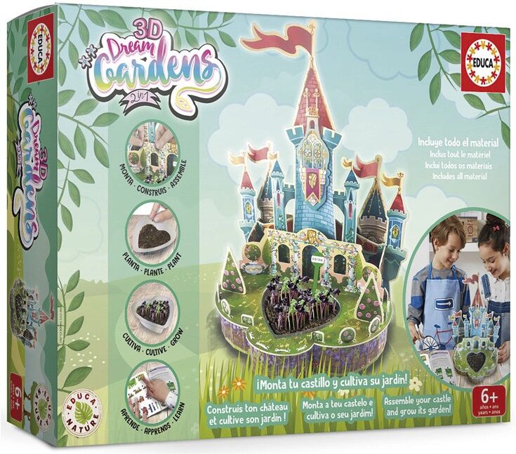 Educa 3D Dream Gardens 2in1 Château