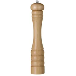 24x Pfeffermühle aus Holz,Holz hell,⌀60x(H)315mm