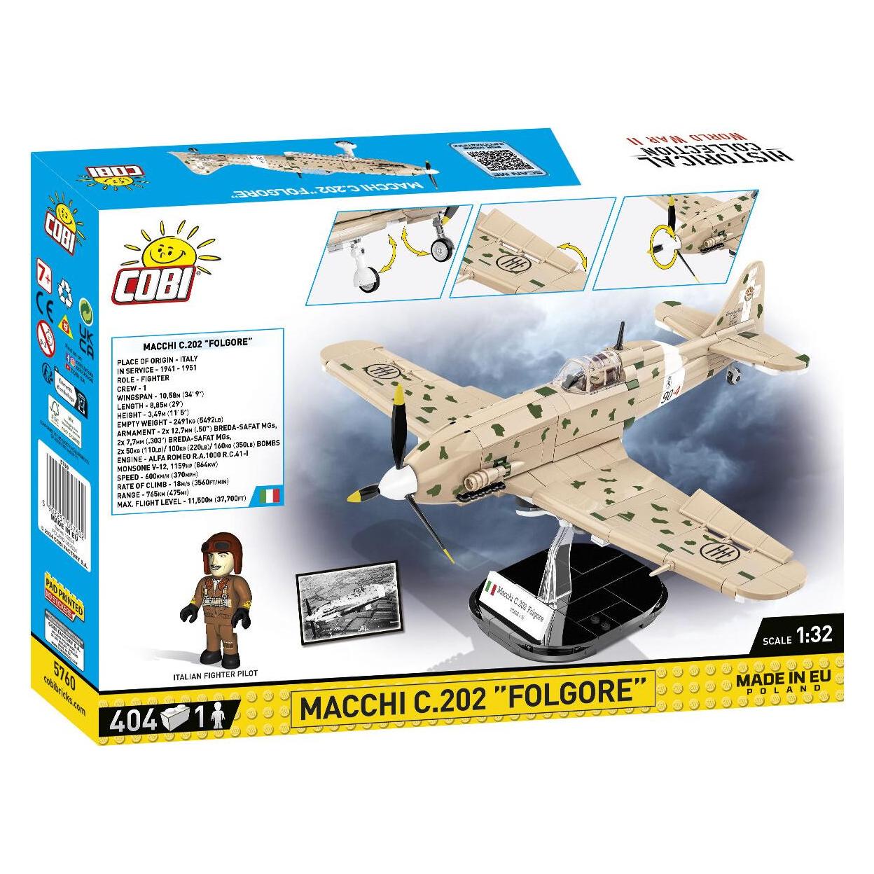 Cobi Macchi MC.202 Folgore (COBI-5760)