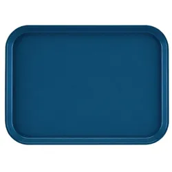 Cambro Epictread rechteckiges rutschfestes Fiberglastablett blau 35x27cm