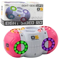 Logikspiel Puzzle Ufo Magic Rotating Capsule Pink