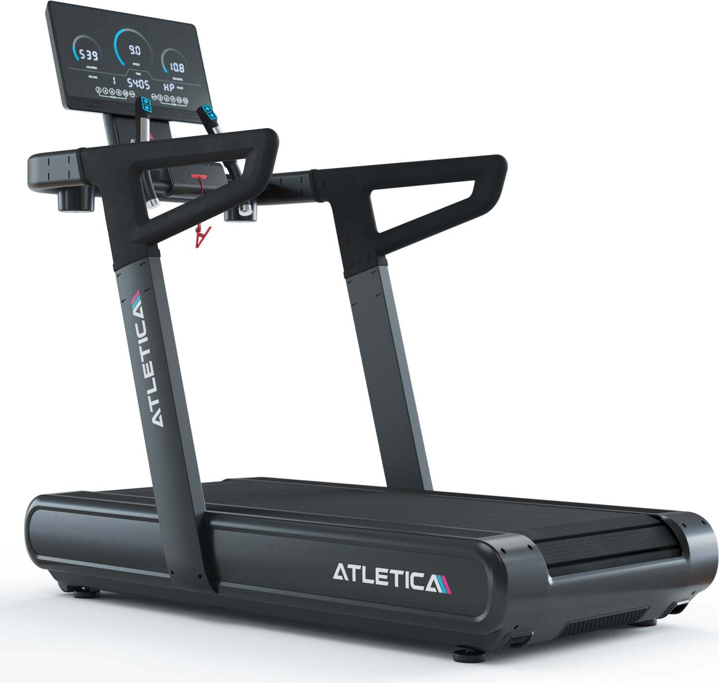 ATLETICA MagnaSled | Laufband & Sled Push Schlitten-Push | 2,5-PS-Motor | Geschwindigkeit bis 22km/h | Steigung bis 15%| 31 Widerstandslevel | großes LED-Display