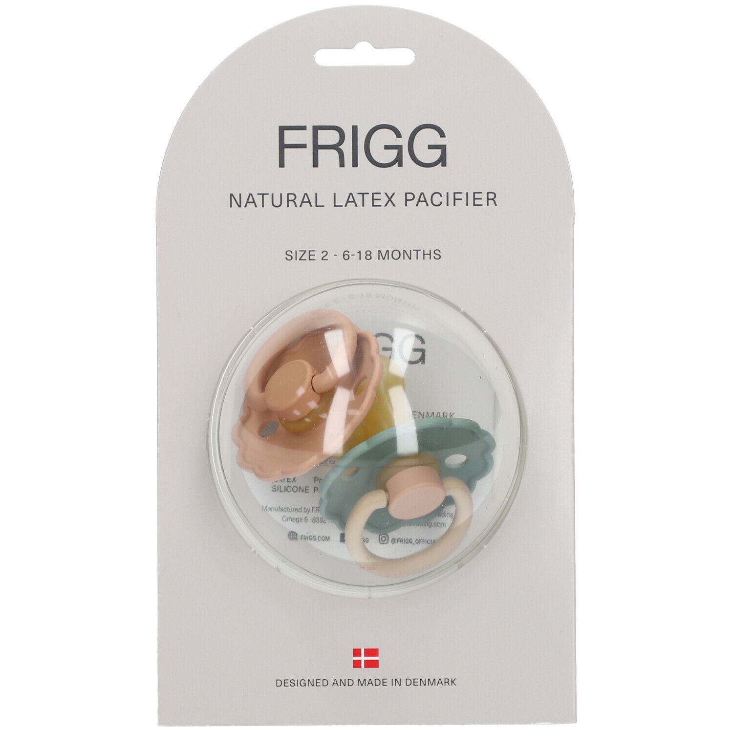 Frigg Fopspeen Daisy Willow - Gold 6-18 Maanden 2 St Schnuller