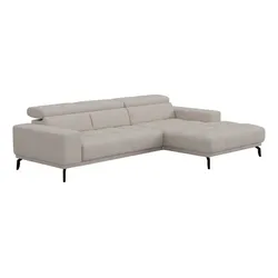 COTTA Ecksofa mit Funktion Jamba Stoff Beige