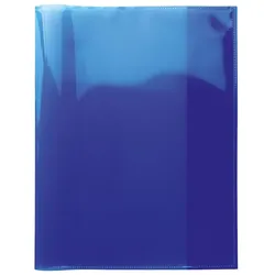 Herma Heftschoner PP transparent Format Quart 15,5 x 24,5 cm blau
