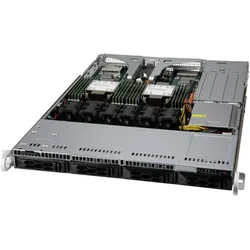 Supermicro CSE-LA15TQC-R860AW 1U SCLA15 TQC CloudDC Chassis w/ Redundant 860W,RoHS, Server Barebone