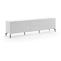 RAUM.FREUNDE TV-Lowboard Edge Lack Weiß