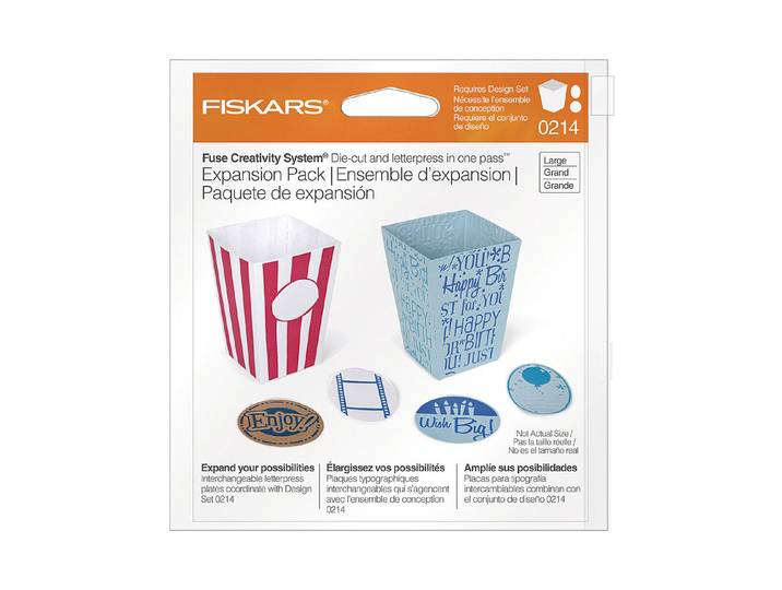 Fiskars Large Design Plate Expansion Pack Party Carton 2 Stück