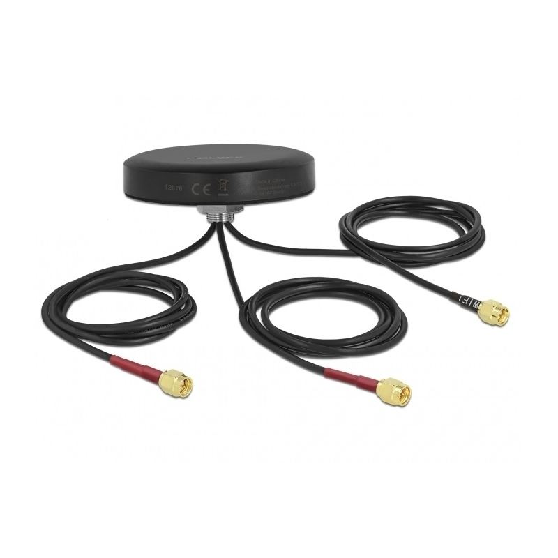 Delock LTE MIMO Dualband WLAN 802.11 ac/ax/a/h/b/g/n Antenne
