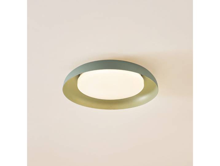 Florie LED Plafonnier Clair Vert - Lindby - Salon / séjour - Moderne - Plastique - Affleurante