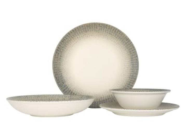 Bonna Geschirrset (Medium) - Sway - 24 teilig - 6 Personen - Porzellan