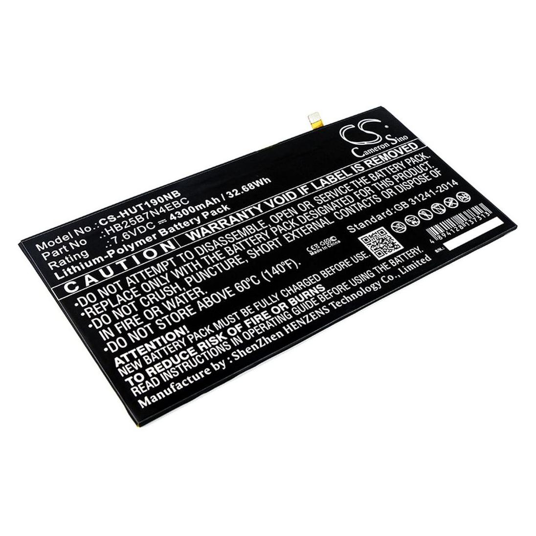 NoName Battery for Huawei HZ-W19 etc (HUT190NB)