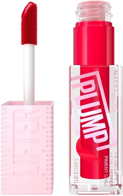 Maybelline Brilho De Lábios Lifter Plump Hot Chili #004 Red Flag