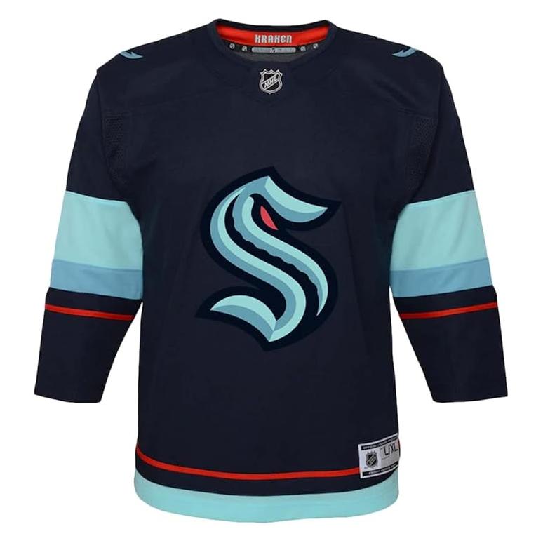 Outerstuff REPLICA HOME/TEAM JERSEYS-SKR-True Navy KRAKEN L/XL (19HCAC-SKR-164-L/XL) (XL) (Outerstuff)