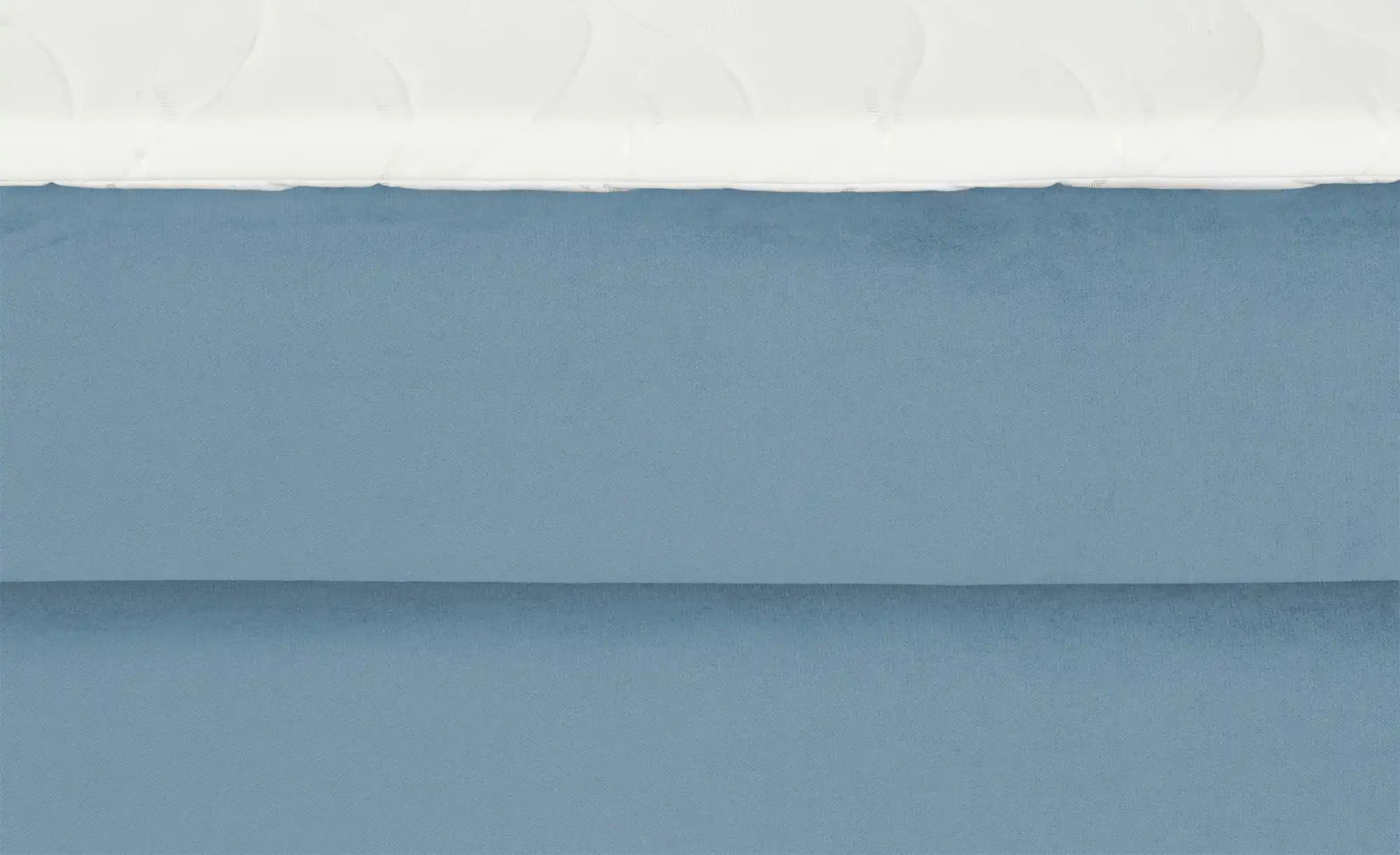 Höffner Boxspringbett  Wind ¦ blau ¦ Maße (cm): B: 180 H: 152
