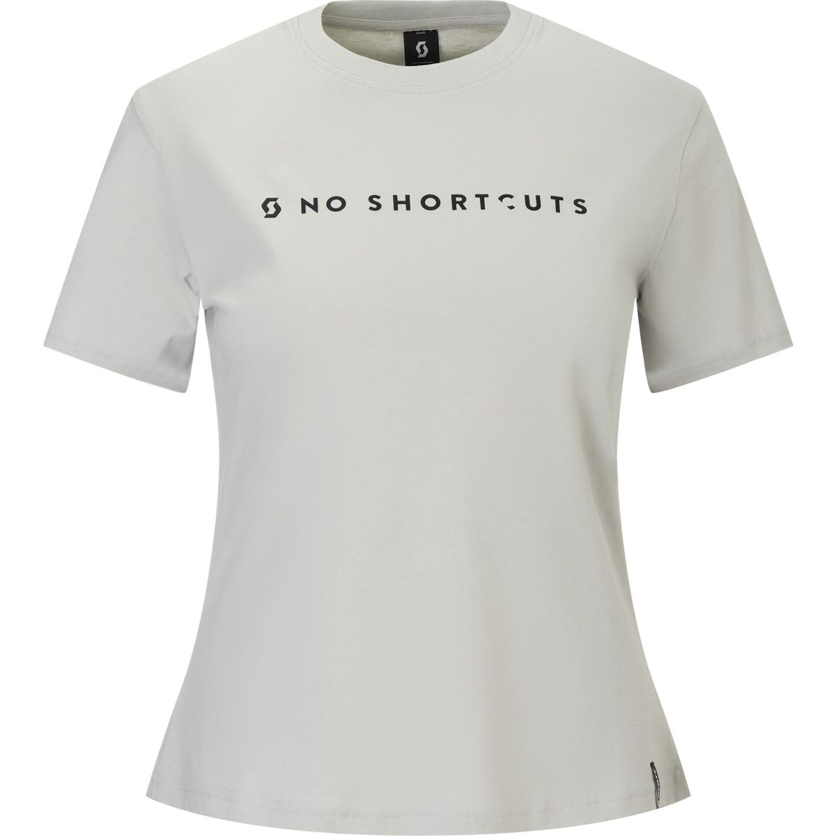 Scott Tee W's No Shortcuts SS spray grey (8243) M 4251628243008