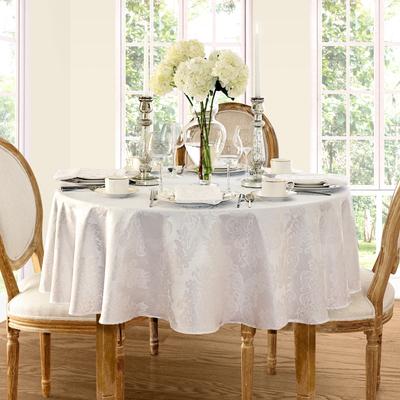 Threadmade Barcelona Damask Elegant Fabric Tablecloth