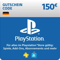 Sony PlayStation Store Guthaben 150 Euro / PSN