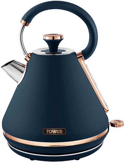 Tower Cavaletto 1.7 Litre Kettle Pyramid Midnight Blue
