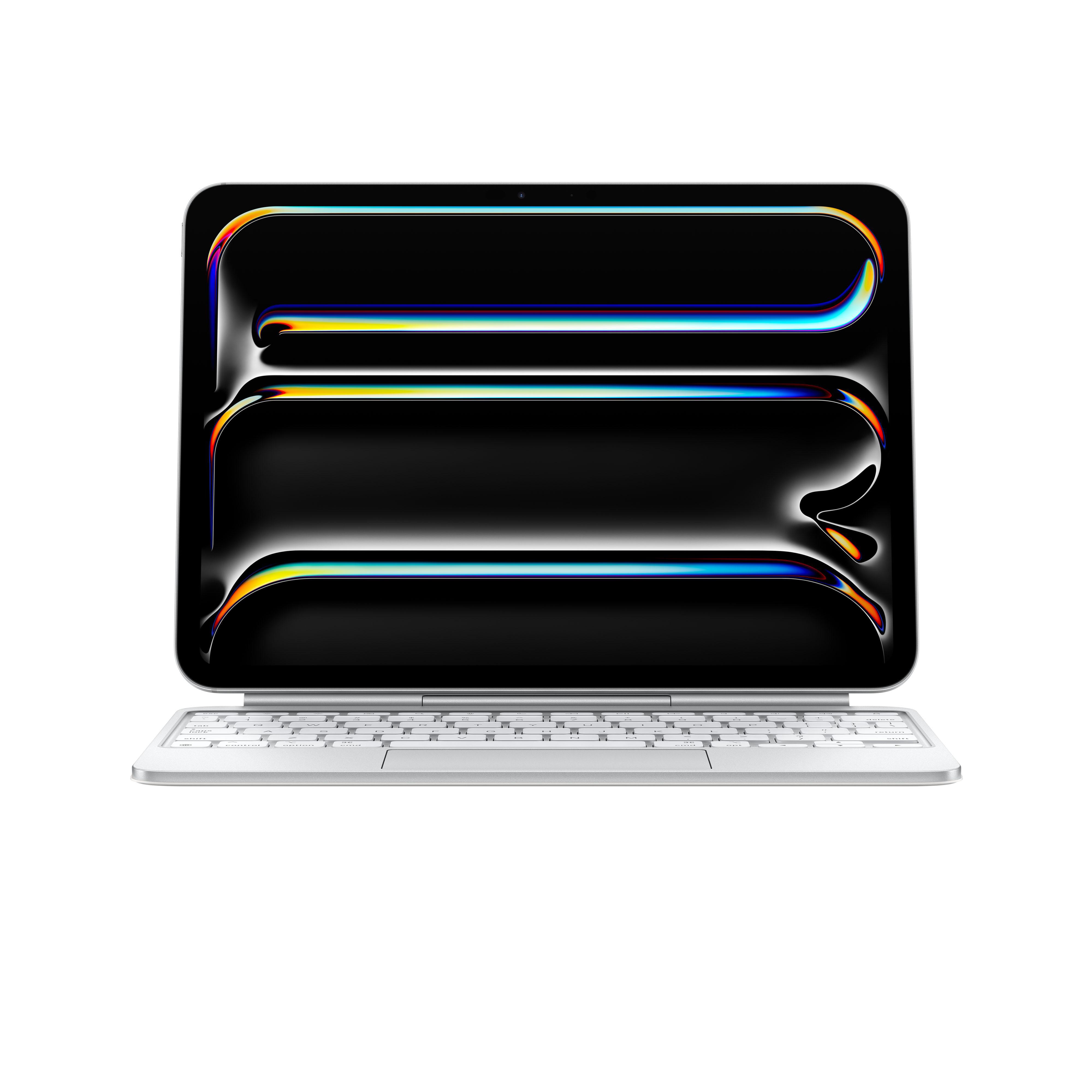 Apple Magic Keyboard für iPad Pro 11" weiß (M4) deutsch MWR03D/A