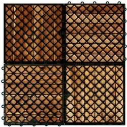 Casaria Casaria Holzfliese Akazie 30 x 30cm braun