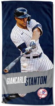 MLB Player New York Yankees Giancarlo Stanton Printed Beach Towel - 30x60