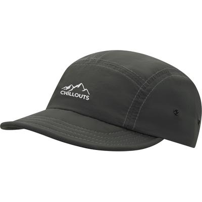 Baseball Cap CHILLOUTS "Bern Hat", Herren, grau (dunkelgrau), Kunstfaser, Caps, Druckstellen reduzierende Cap im minimalistischen Outdoor-Look